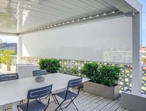 Tenda avvolgibile verticale a rullo - 85 - USINE-ONLINE - per veranda / per pergola / in tela