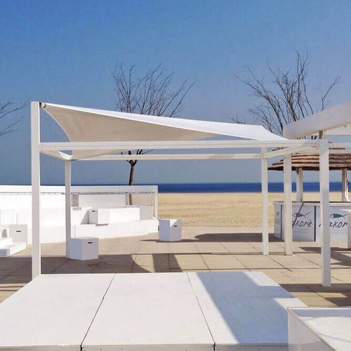 Pergola autoportante - FERRARI 602 ÉTANCHE VL 120 - USINE-ONLINE - in alluminio estruso / con copertura in tela / su misura