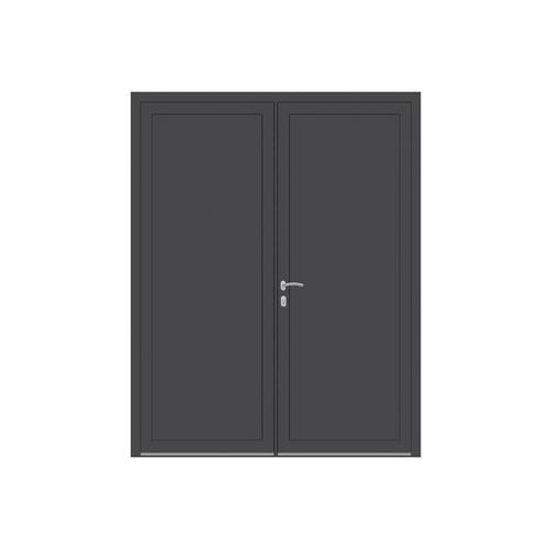 Porta di servizio - KAWNEER - USINE-ONLINE - in alluminio / battente / contemporanea