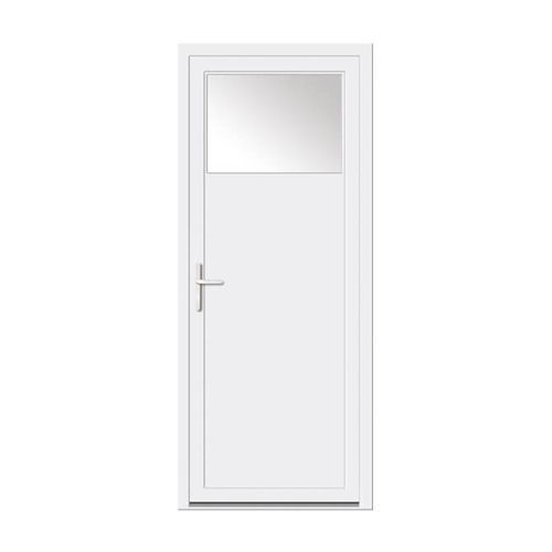 Porta di servizio - VEKA - USINE-ONLINE - in acciaio / in PVC / battente