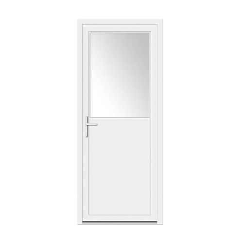 Porta di servizio - VEKA - USINE-ONLINE - in acciaio / in PVC / battente