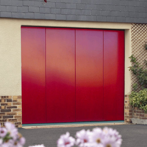 Porta sezionale laterale per garage - USINE-ONLINE - in schiuma di poliuretano / in acciaio termolaccato / automatica