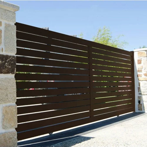 Cancello in alluminio - Rose  - USINE-ONLINE - scorrevole / destro / sinistro