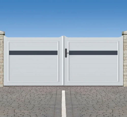 Cancello scorrevole - Pré  - USINE-ONLINE - destro / sinistro / in PVC