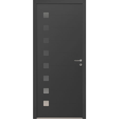 Porta d'ingresso - Uzes  - USINE-ONLINE - in alluminio / battente / contemporanea
