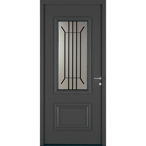 Porta d'ingresso - Zina  - USINE-ONLINE - in alluminio / battente / contemporanea