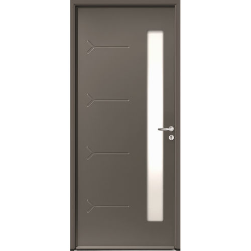 Porta d'ingresso - Asten  - USINE-ONLINE - in acciaio / battente / contemporanea
