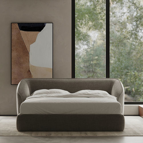 Letto matrimoniale - EMBRACE - Fine Furniture - contemporaneo / imbottito / con testiera