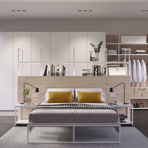 Letto matrimoniale - FOUR  - OLUT - singolo / contemporaneo / con testiera