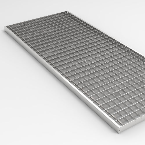 Griglia per canaletta in acciaio galvanizzato - RECTANGULAR WITH SQUARE MESH - IFEC - Industria de Ferragens do Centro - in acciaio inossidabile / per spazio pubblico / per piscina