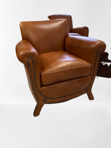 Poltrona club tradizionale - Brighton - L'Atelier du Club - in pelle / in abete / fatta a mano