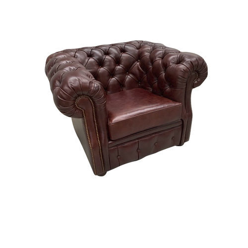 Poltrona club chesterfield - Cambridge - L'Atelier du Club - in pelle / in abete / fatta a mano