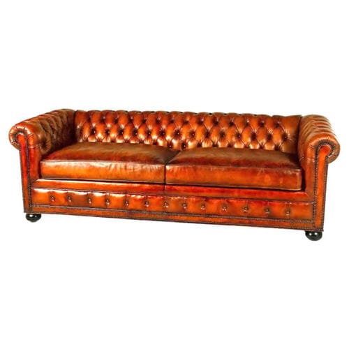 Divano chesterfield - Covington - L'Atelier du Club - in pelle / in pelle di pecora / con braccioli