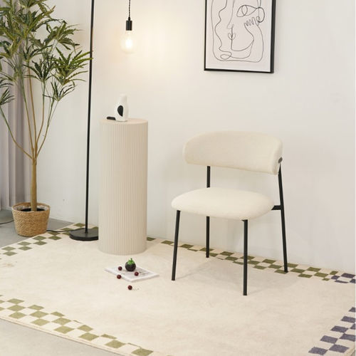Sedia da pranzo contemporanea - DIANA - Furnhouse Aps - da interno / in tessuto / con supporto in metallo