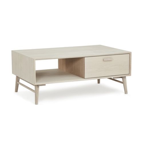 Tavolino basso contemporaneo - PORTO - Furnhouse Aps - in rovere / in legno massiccio / in MDF