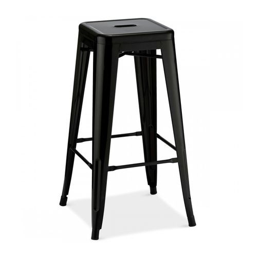 Sgabello da bar contemporaneo - KORONA  - Furnhouse Aps - in metallo / con supporto in metallo / con 4 gambe