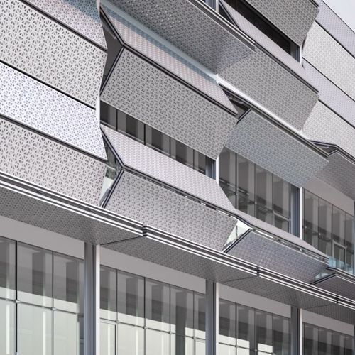 Frangisole a libro - Motion 10600 - MOTION FACADES - in composito / in alluminio / in lamiera