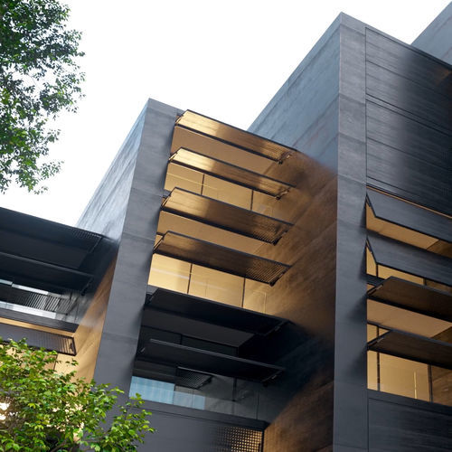 Frangisole a perno - Motion 10810 - MOTION FACADES - GRP / in metallo / in alluminio