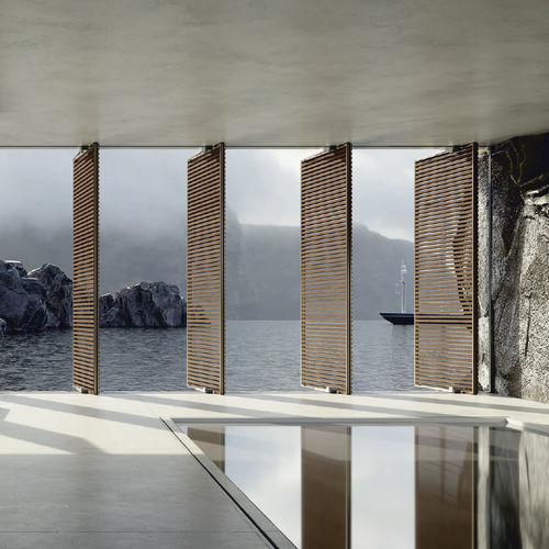 Frangisole a perno - Motion 10210 - MOTION FACADES - in alluminio / per facciata / orizzontale