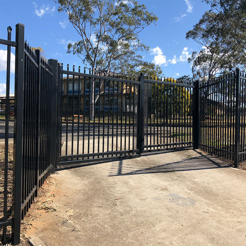 Cancello battente - FDCI202001 - Fence Depot - sinistro / in alluminio / in acciaio galvanizzato