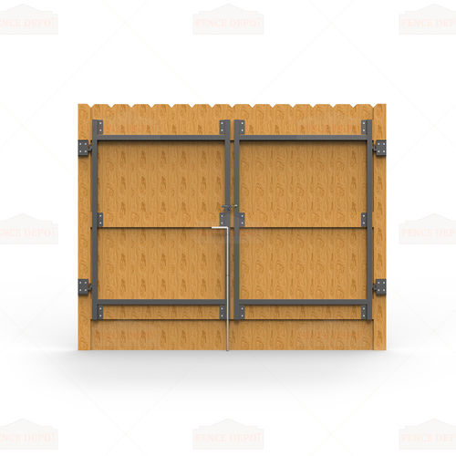 Cancello battente - FDR205001 - Fence Depot - sinistro / in acciaio / a pannello