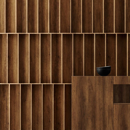 Pannello decorativo di rivestimento - Canyon Marrone Scuro D18 - Saviola - da parete / melaminico / 3D