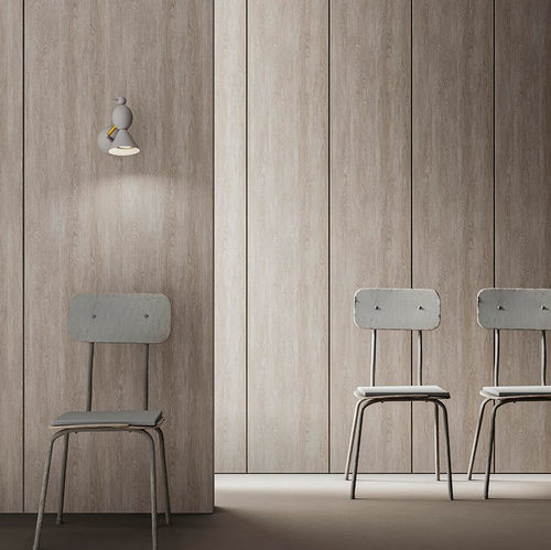 Pannello decorativo di rivestimento - Gessato Grigio P01 - Saviola - da parete / melaminico / liscio