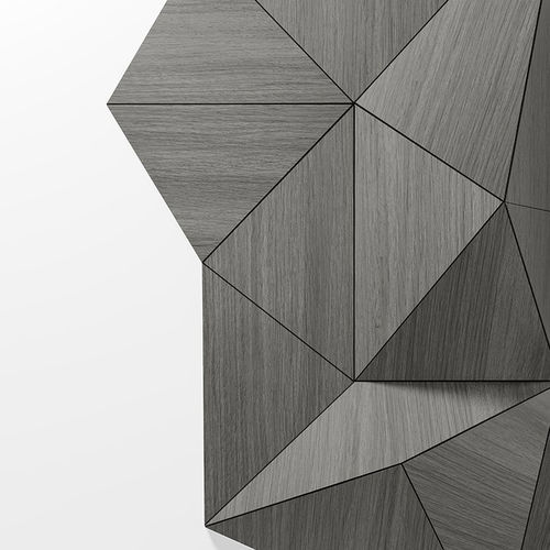 Pannello decorativo di rivestimento - Mabathu Grigio A55 - Saviola - da parete / melaminico / 3D