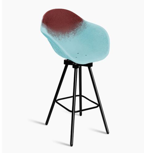 Sgabello da bar contemporaneo - GRAVÊNE8.7 - Maximum Paris - in plastica / in polietilene / con supporto in metallo