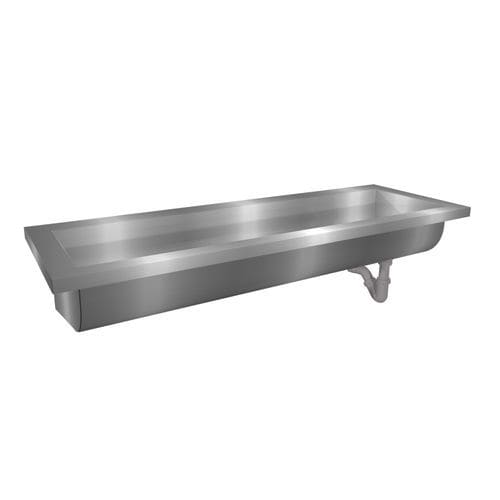 Lavandino sospeso - Easy IV : 424120 - LOGGERE - rettangolare / in acciaio inossidabile spazzolato