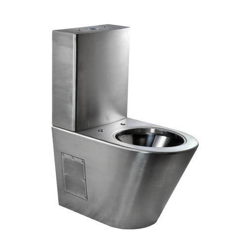 WC da appoggio - TYTON PLUS - LOGGERE - in acciaio inossidabile / per uso residenziale / contract