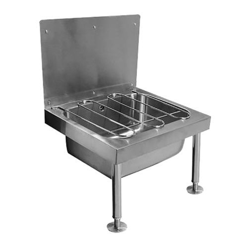 Vaschetta di scarico sospeso - ROBUSTO 75 - LOGGERE - con piedi / in acciaio inossidabile