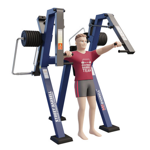 Attrezzo per bodybuilding pressa per pettorali - MB 7.30 - Streetbarbell - da esterno / contract