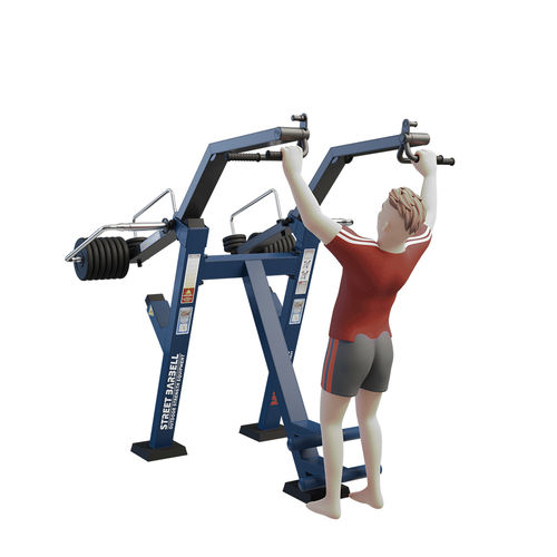 Attrezzo per bodybuilding trazione al pulley - MB 7.38  - Streetbarbell - da esterno / contract