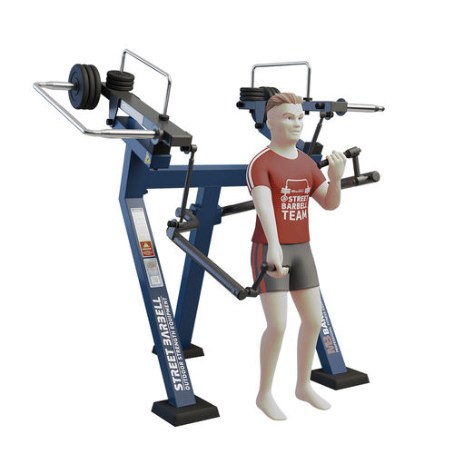Attrezzo per bodybuilding curl braccia - MB 7.39  - Streetbarbell - da esterno / contract