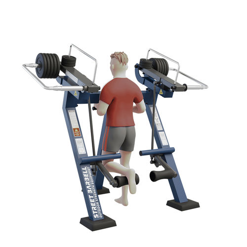Attrezzo per bodybuilding estensione delle gambe - MB 7.44  - Streetbarbell - da esterno / contract