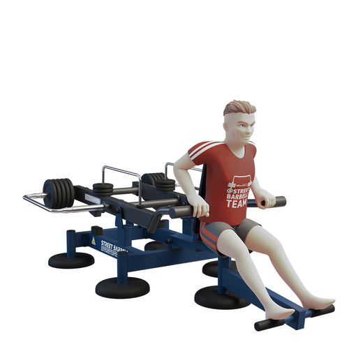 Attrezzo per bodybuilding dips seduti - MB 7.67  - Streetbarbell - da esterno / contract