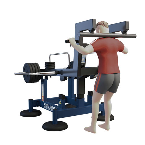 Attrezzo per bodybuilding squat - MB 7.65 - Streetbarbell - da esterno / contract