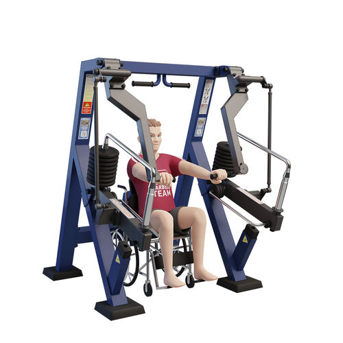 Attrezzo per bodybuilding pressa per pettorali - MB 7.30.3 STREETBARBELL+  - Streetbarbell - da esterno / contract