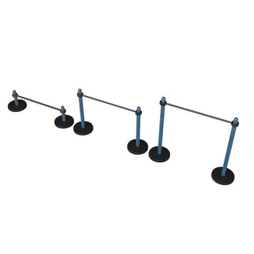Barra di trazione tripla - MB 7.60/7 AUSTRALIAN  - Streetbarbell - in acciaio / da esterno / per percorso vita