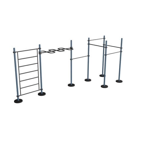 Scala per percorso fitness per spazi pubblici - MB 7.60/12  - Streetbarbell
