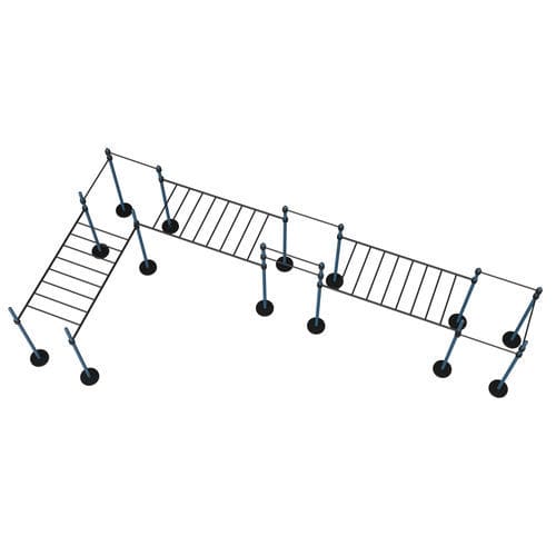 Scala per percorso fitness per spazi pubblici - MB 7.60/2 - Streetbarbell