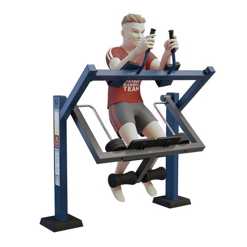 Attrezzo fitness per addominali - MB 7.24  - Streetbarbell - da esterno / per percorso vita
