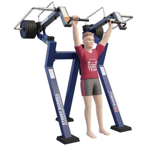 Attrezzo per bodybuilding pressa - MB 7.29 VERTICAL   - Streetbarbell - da esterno / contract