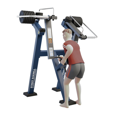 Vogatore da esterno - MB 7.37 STANDING  - Streetbarbell - per percorso vita