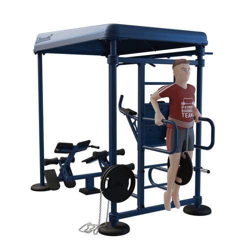 Attrezzo da allenamento multifunzione - MB 7.47  - Streetbarbell - da esterno / contract