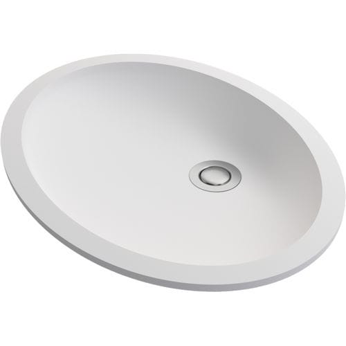 Lavabo da incasso - THE YOKO - Durasein - in acrilico / ovale / senza foro