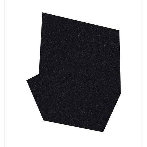 Pannello decorativo di rivestimento - Glitter Black - Durasein - per interni / in Solid Surface / liscio