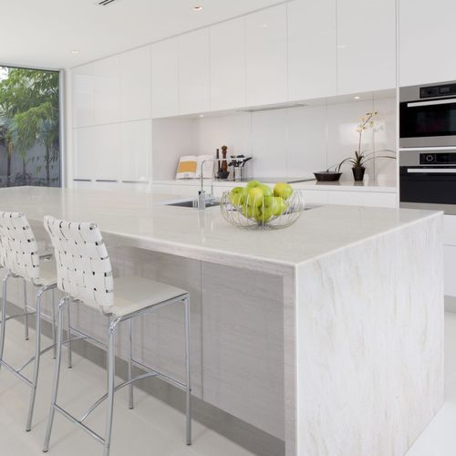 Pannello decorativo di rivestimento - Duostone - Durasein - per interni / in Solid Surface / liscio