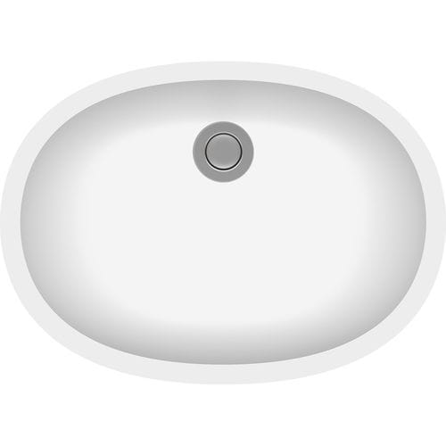 Lavabo da incasso - LE GUSTAVE - Durasein - in acrilico / su misura / ovale